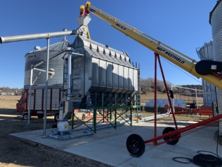 Harvest Electric Grain dryer that we wired