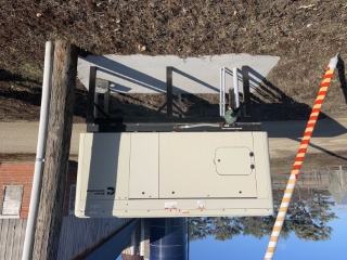 Harvest Electric Generator that we installed and wired